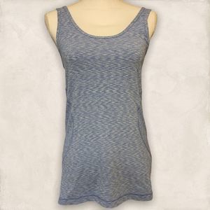 Zella Women’s Lavender Striped Stretch Tank. Size Medium